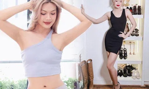 Đào Bá Lộc diện áo croptop khoe eo thon, catwalk giày nhọn xịn sò, chị em liền "xin vía"