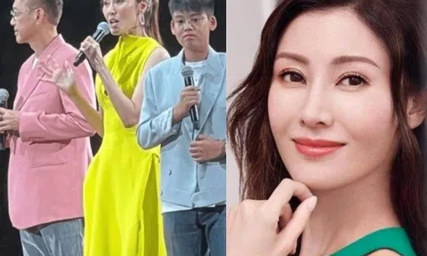 Ngôi sao 24/7: Hoa hậu đẹp nhất lịch sử Hong Kong khoe chồng, con trai nhưng nhìn mặt như sửa "hỏng"