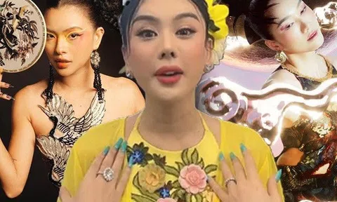 Không nhận ra dàn mỹ nhân Việt hóa trang thành chị Hằng Nga, make-up đậm đà, đeo vuốt nhọn hoắt