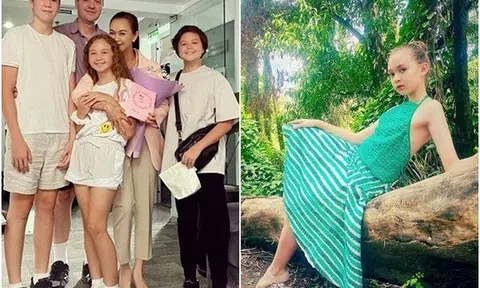 3 con lai cực phẩm của cựu người mẫu Ngọc Nga khiến ai cũng xuýt xoa, nhất là cô con gái