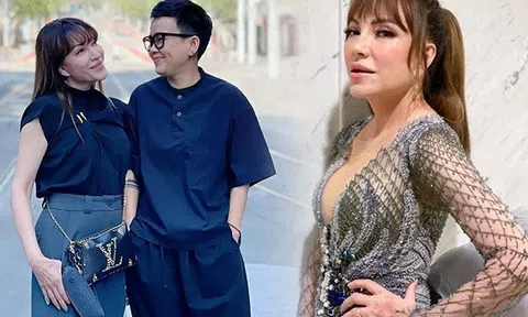 Thanh Hà gần ngày cưới khoe ảnh lên đồ xẻ sâu gần rốn, U60 mặc "cháy" nhưng không lố!