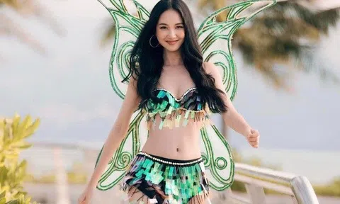 Mặc váy khoét lỗ từ eo đến vòng 3, nàng thơ xứ Huế làm người đối diện e ngại không dám nhìn