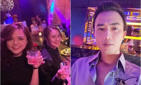 Doãn Quốc Đam "lên đời" thành tay chơi, lại tiếp tục vào bar cùng Hồng Diễm?