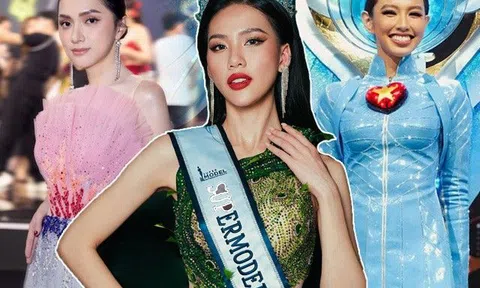 Đăng quang siêu mẫu Quốc tế 2022, Bùi Quỳnh Hoa bị phát hiện "xin vía" Hương Giang và Thùy Tiên