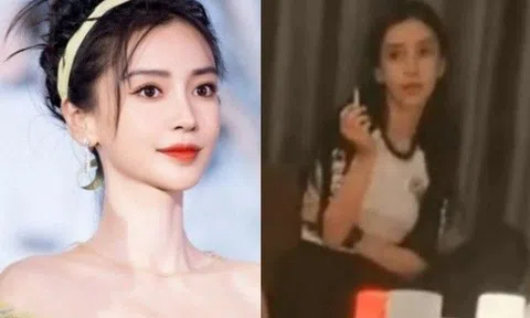 Angelababy gác chân lên ghế phì phèo thuốc lá, chồng cũ Huỳnh Hiểu Minh bị bắt gặp bên hot girl