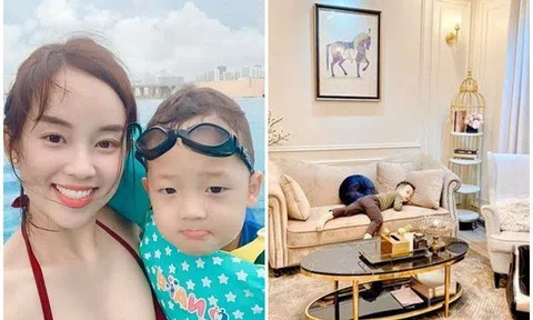 Con trai 6 tuổi của hotgirl Ly Kute: Ngoan ngoãn, sống đủ đầy trong căn hộ cao cấp, bố là đại gia có nhà 8,5 tỷ