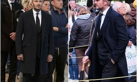 Beckham từ chối đặc cách, xếp hàng 13 tiếng, rưng rưng khi đến viếng Nữ hoàng