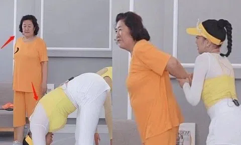 Mẹ chồng chán chường khi bị mỹ nhân gốc Việt bắt ép làm trò, dân mạng vào mỉa mai