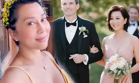 Sắc vóc bùng nổ tuổi 57, MC Kỳ Duyên cầm hoa cưới đẹp như nữ thần, cứ ngỡ là cô dâu