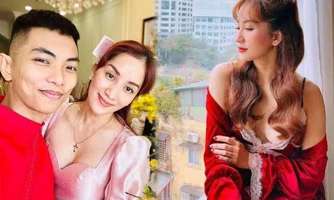 Lấy học trò kém 12 tuổi, Khánh Thi giờ trẻ hóa như "gái xuân", dáng mượt mà làm chồng khó rời mắt