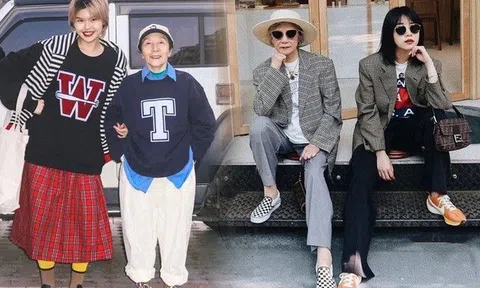 Cụ bà 73 tuổi ăn diện "xì tin" chạy đua với cháu gái, giới trẻ đôi mươi cũng phải ngả mũ thán phục