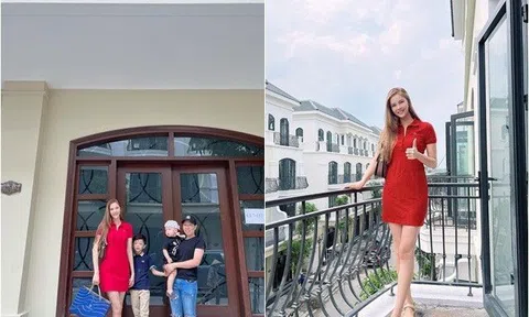 Vừa than hết tiền phải rao bán nhà, vợ chồng Mạc Hồng Quân lại đi nhận biệt thự mới tậu