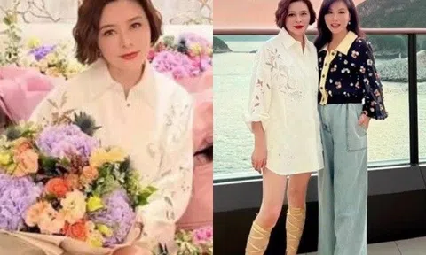 Bạn thân vô tình tiết lộ nhan sắc thật của đệ nhất mỹ nhân Hong Kong đúng sinh nhật 60 tuổi