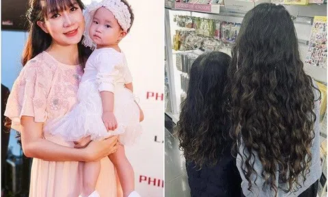 Xưa đầu trọc lốc, con gái Lý Hải Minh Hà giờ tóc dài, dày, xinh đẹp khiến ai cũng mê