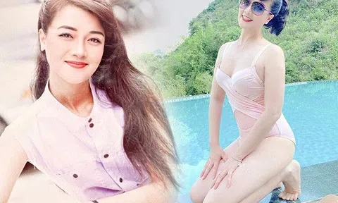 Đi thi Hoa hậu không lọt nổi top 10, "Táo Y Tế" Vân Dung tuổi 46 trẻ măng, dáng chuẩn cỡ này!