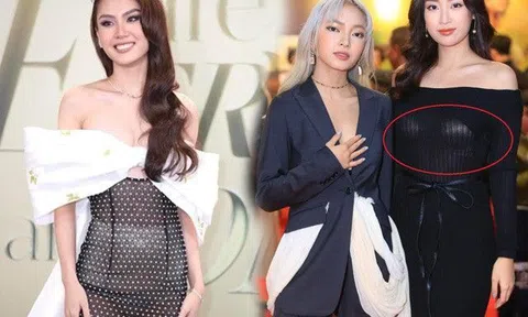 Mỹ nhân Việt mặc xuyên thấu đi thảm đỏ, gợi cảm thì ít mà bị soi "vật thể lạ" thì nhiều
