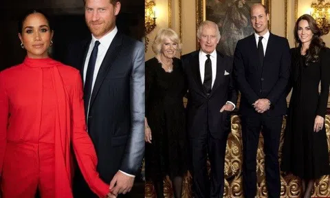 Meghan và ông xã Hoàng tử Harry vừa có hành động làm "lu mờ" Vua cha và anh trai William