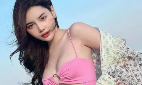 Xuất hiện em gái sinh đôi của nữ thần Baifern, da trắng dáng mượt, "sốc nặng" khi biết danh tính