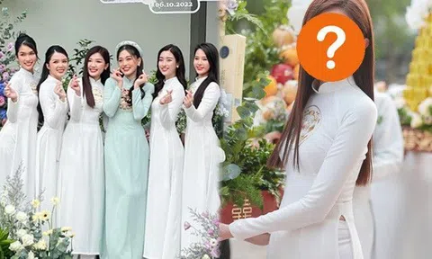Phù dâu nổi nhất nhì đám hỏi Phương Nga-Bình An: Không phải Hoa hậu, nhan sắc chuẩn nàng thơ "vũ trụ VTV"