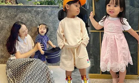 Con gái Cường Đôla lại xách túi nghìn đô mới tinh, thần thái chuẩn mẫu nhí, sành điệu không đợi tuổi!