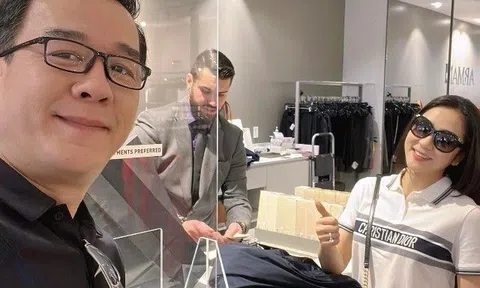 "Vua cá Koi" dẫn Hà Thanh Xuân đi shopping, 3 phần nuông chiều 7 phần bất lực, túi nghìn đô chỉ đủ đựng trứng