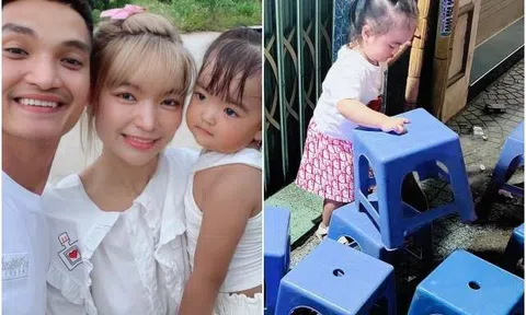 Bắt gặp con gái Mạc Văn Khoa ăn bánh mì, dọn ghế vỉa hè: Đúng chuẩn con nhà buôn bán