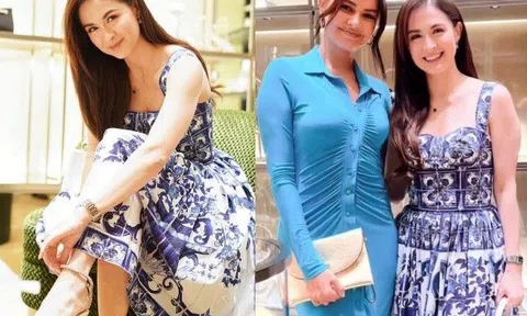 Không hổ là mỹ nhân đẹp nhất Philippines, Marian vừa xuất hiện đã được khen như "gái chưa chồng"