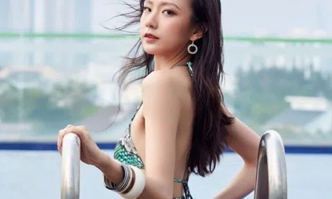 Chân dài 1m82 xứ Quảng có nhan sắc ngọt như kẹo bông, vòng 3 quyến rũ gần chạm 1 mét