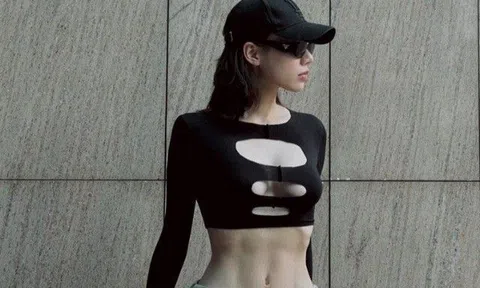 "Cô dâu Hà Nội” chào thu với mốt diện gợi cảm, khoe chiếc bụng có "socola"