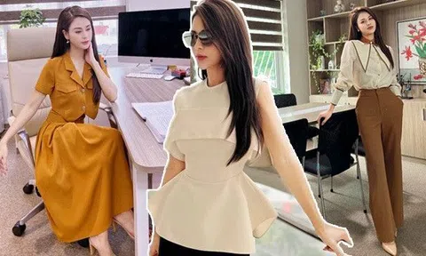 Lương Thu Trang sắp “soán ngôi” thánh nữ công sở của Phan Minh Huyền, stylist tiết lộ số đo 3 vòng khủng