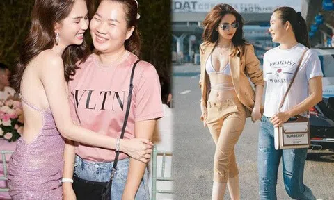 Người làm của Ngọc Trinh “tháp tùng” cô đi ăn cưới, mặc đúng quy định, dát hàng hiệu sang chảnh