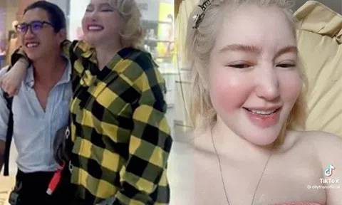 Không nhận ra hot-mom Elly Trần: Tóc bạch kim, mặt phúng phính cứ ngỡ con gái cưng Cadie Mộc Trà