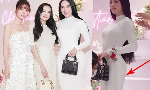 "Nữ hoàng thảm đỏ" Angela Phương Trinh tái xuất, khoe vòng 3 chạm ngưỡng 100cm với chiếc đầm ôm sát