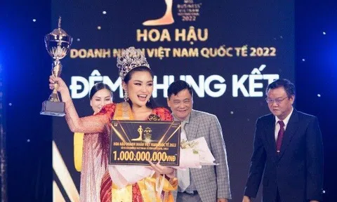 CEO Trần Diễm My đăng quang Hoa hậu Doanh nhân Việt Nam Quốc tế 2022
