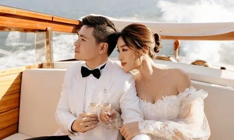 HOT: Đỗ Mỹ Linh công khai ảnh cưới với con trai Bầu Hiển, lần đầu kể chuyện tình của mình