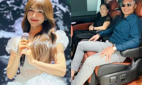 Hoà Minzy mua ô tô riêng tiền tỷ tặng bố mẹ sau biệt thự 5 tầng, giàu có cỡ nào ở tuổi 27?