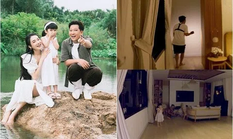Ngắm phòng riêng của con gái Trường Giang ở biệt thự sân vườn, sang trọng chẳng kém khách sạn hạng sang