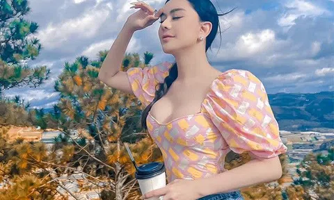 Lên Đà Lạt ngẫu hứng diện quần short rách như xơ mướp, Lâm Khánh Chi làm "bùng nổ" cõi mạng