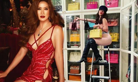 Nữ tỷ phú Mỹ gốc Việt đi mua sắm hàng hiệu "thả ga", phải cần 4 vệ sĩ hộ tống xách đồ