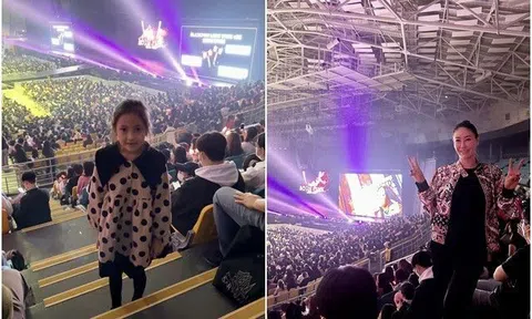 Con gái 6 tuổi thích Idol Hàn Quốc, Hoa hậu Hà Kiều Anh tâm lý mua ngay vé máy bay sang Hàn cho con gặp thần tượng