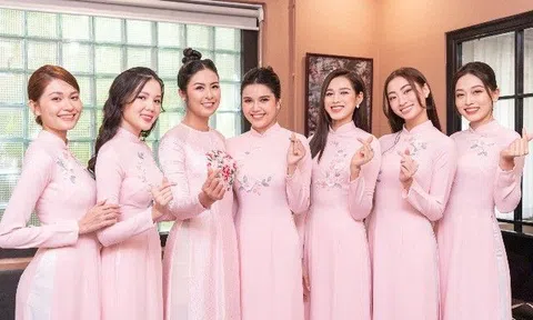 Đám hỏi Đỗ Mỹ Linh xuất hiện dàn phù dâu chân dài nhất Việt Nam, cao nhất là 1m22