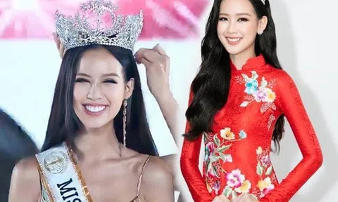 Bảo Ngọc diện áo dài, đội vương miện bạc tỷ về nước hậu đăng quang, khoe nét đẹp duyên dáng chuẩn gái Việt