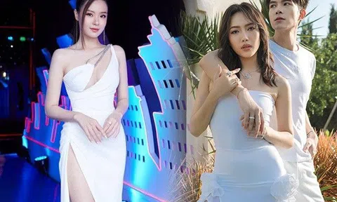 Cô giáo Midu diện lại chiếc váy cưới của Diệu Nhi, khoe luôn eo thon dáng bốc lửa