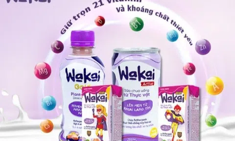 Wakai: Sữa chua uống từ khoai lang tím giữ trọn 21 vitamin và khoáng chất