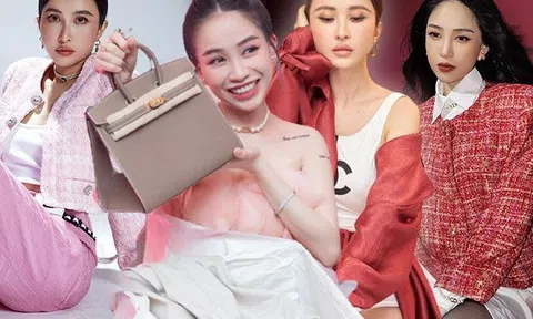 Hiếm hoi mẹ kế, con chồng "chung đụng" món sang chảnh: Ái nữ Minh Nhựa xách túi hiệu vẫn khó đọ vợ của bố