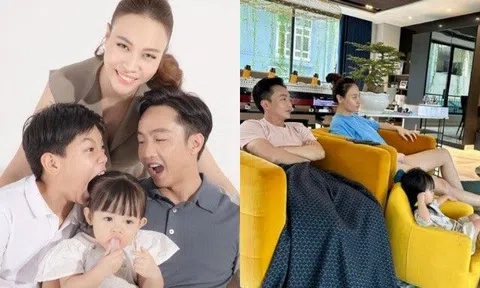 Cường Đô La khoe dáng ngồi "chị đại" của con gái, vợ lại bị hỏi chuyện có bầu lần 2