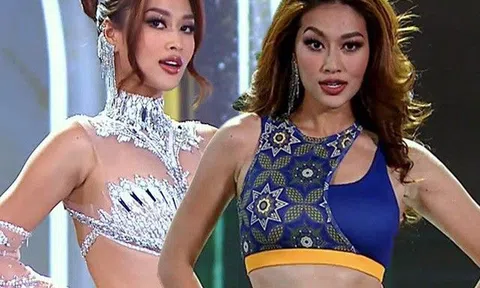 Đoàn Thiên Ân khoe trình "đá lông nheo", catwalk bốc như gái Latin tại bán kết Miss Grand International 2022