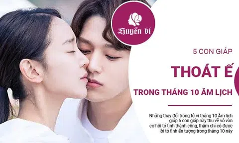 Tháng 10 Âm lịch tới, 5 con giáp này đứng trước cơ hội thoát ế thành công