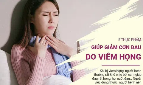 5 thực phẩm giúp giảm nhanh cơn đau do viêm họng những ngày chuyển mùa ẩm ương
