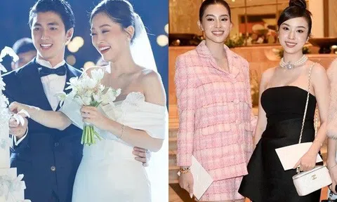 Đám cưới Bình An - Phương Nga: Hoa hậu Tiểu Vy bắt được hoa cưới, chú rể có động thái đầu tiên sau lễ kết hôn